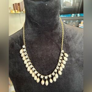 Ann Taylor Pearl Drop Necklace